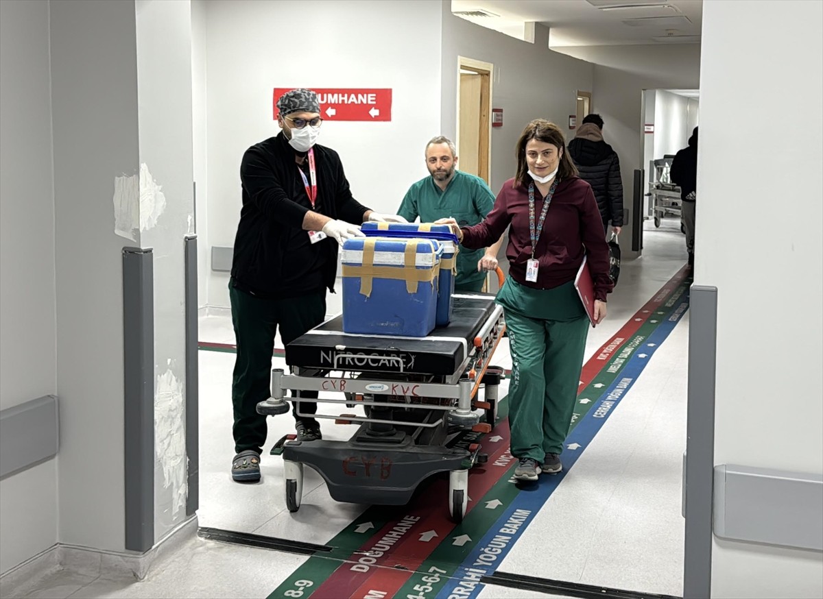 Rize'de trafik kazası sonucu yaralanan ve tedavi gördüğü hastanede beyin ölümü gerçekleşen 18...