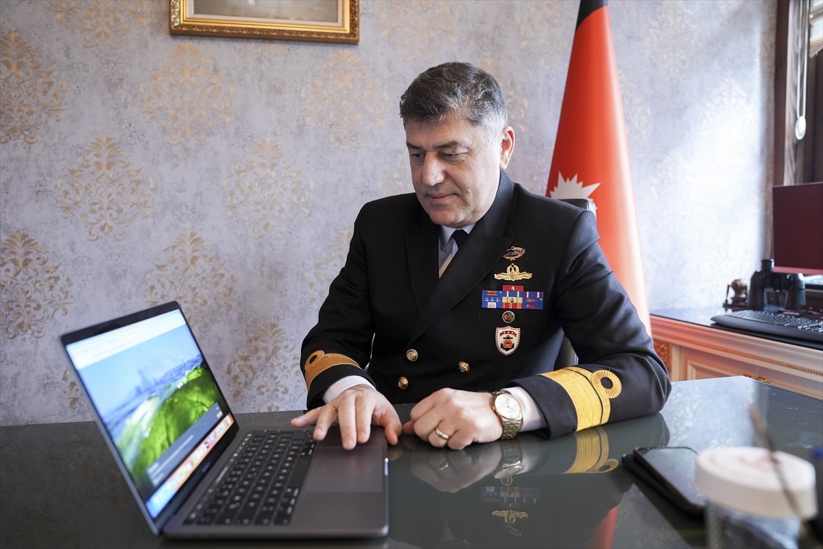 Sahil Güvenlik Marmara ve Boğazlar Bölge Komutanı Tuğamiral Serkan Tezel, Anadolu Ajansının (AA)...