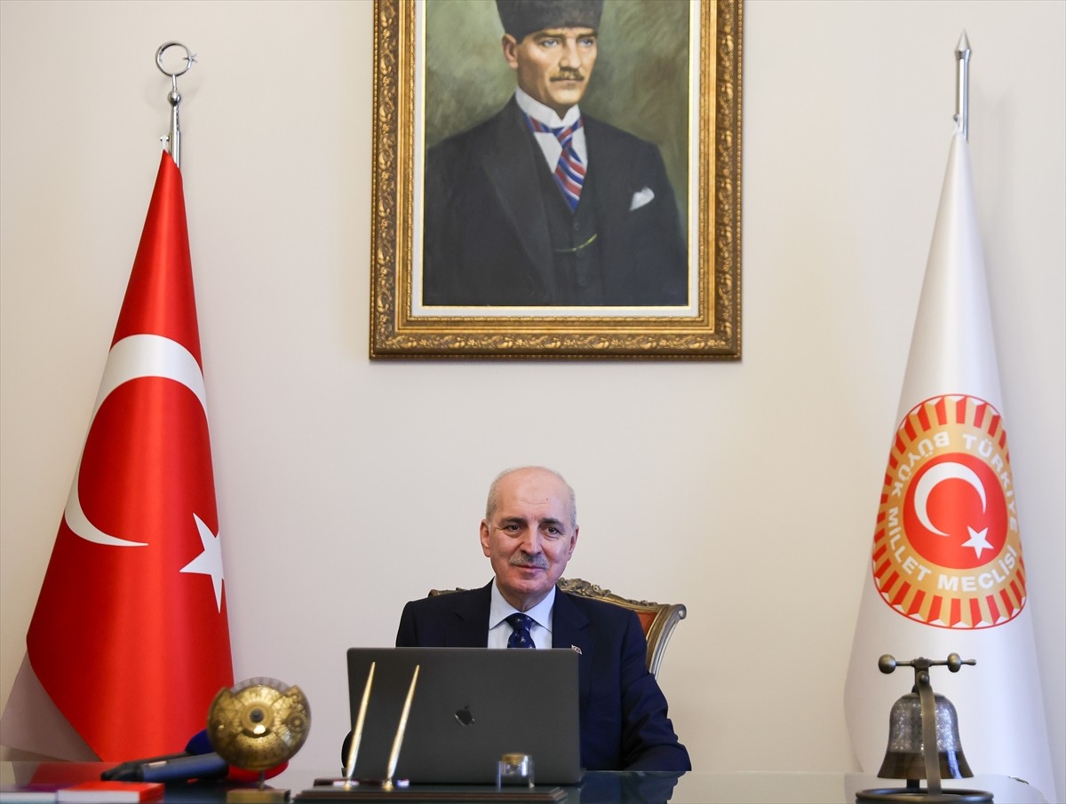 TBMM Başkanı Numan Kurtulmuş, Anadolu Ajansının (AA) gözünden 2024'e damga vuran olaylara ve...