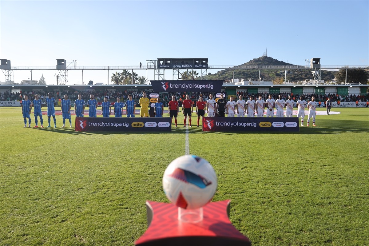 Trendyol Süper Lig'in 18. haftasında Sipay Bodrum FK, Bellona Kayserispor Grey Beton Bodrum...