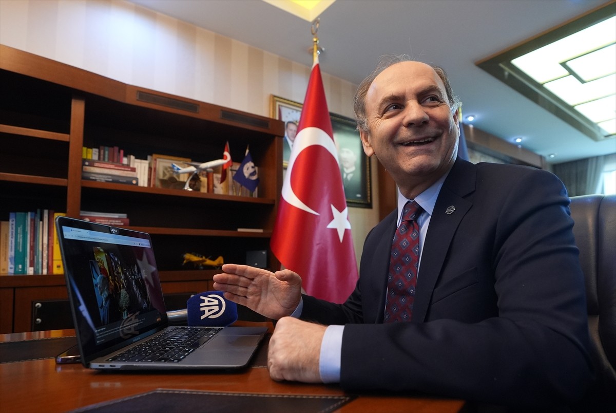 Türk Hava Kurumu (THK) Üniversitesi Rektörü Prof. Dr. Rahmi Er, Anadolu Ajansının (AA) "Yılın...