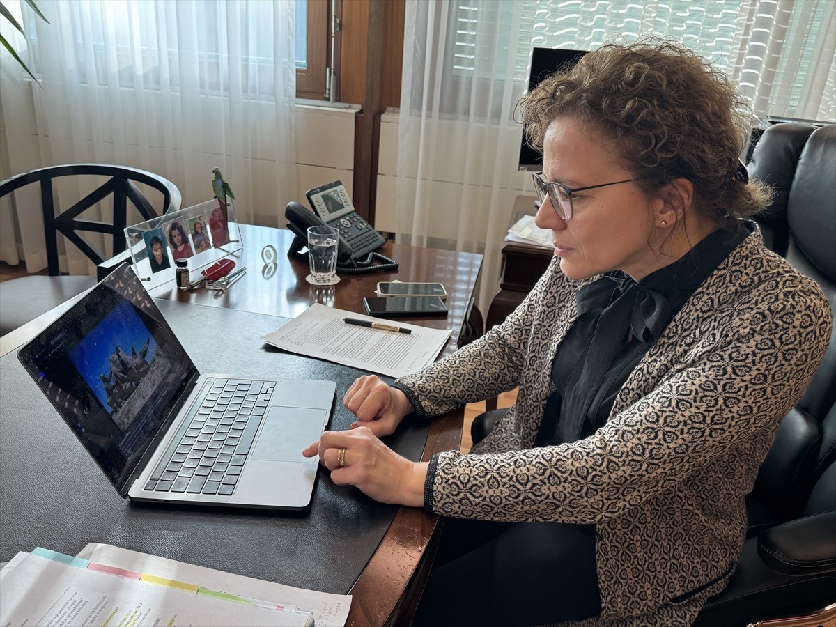 Türkiye'nin Bern Büyükelçisi Şebnem İncesu (fotoğrafta), Anadolu Ajansının (AA) gözünden 2024'e...