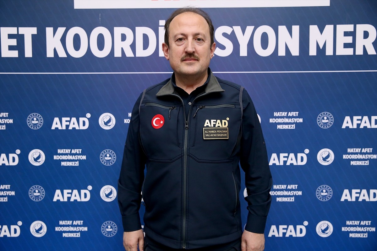 Afet ve Acil Durum Yönetimi (AFAD) Başkanı Ali Hamza Pehlivan, Hatay'da, Afet Koordinasyon...