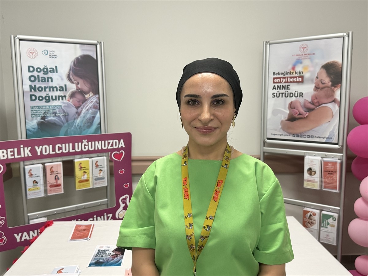Antalya Şehir Hastanesi'nde, gebelerin bütün süreçlerinin sağlıklı takip edilebilmesi için ebe...