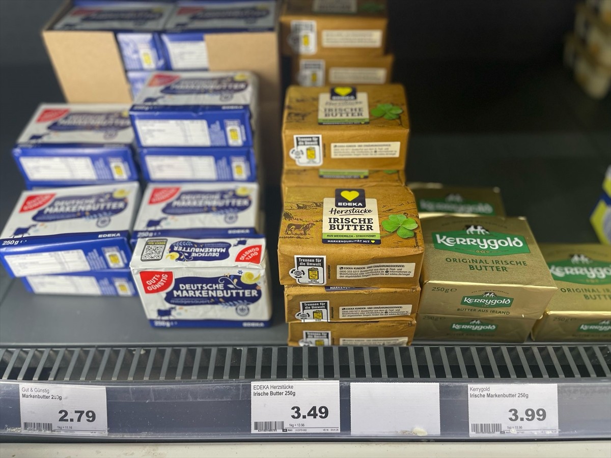 Avrupa genelinde maliyetler ve üretim yetersizliği nedeniyle tereyağı fiyatında yaşanan yüksek...