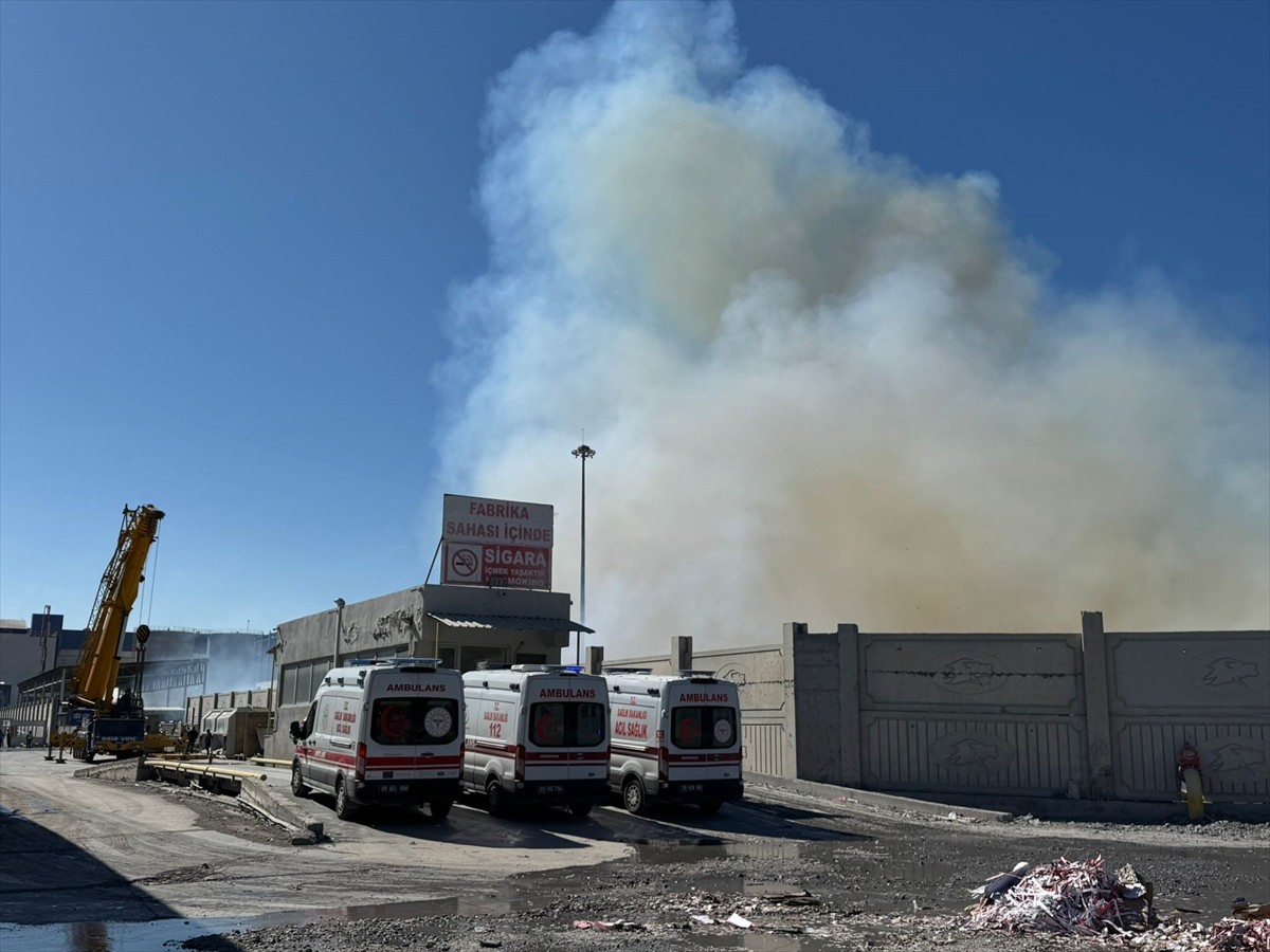 Aydın'ın Söke ilçesinde, Organize Sanayi Bölgesi'nde faaliyet gösteren bir kağıt fabrikasının...