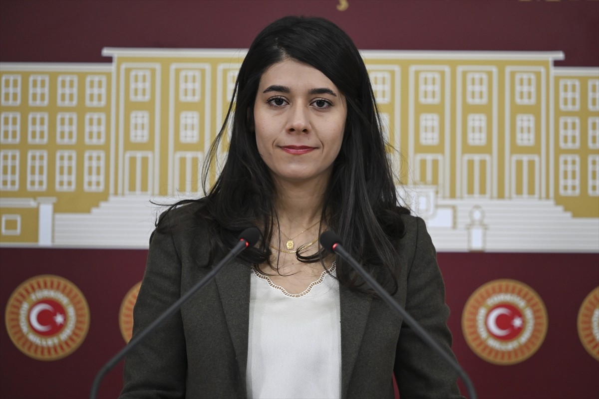 DEM Parti Mardin Milletvekilleri Beritan Güneş Altın (solda) ve DEM Parti Şırnak Milletvekili...