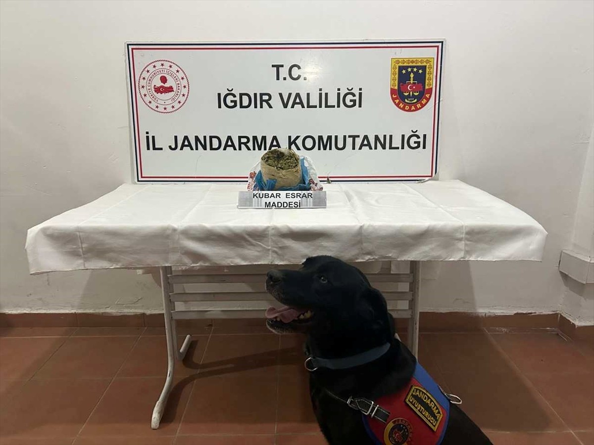 Iğdır'da bir otomobilde 1 kilogram kubar esrar ele geçirildi, araçtaki 2 şüpheli gözaltına...