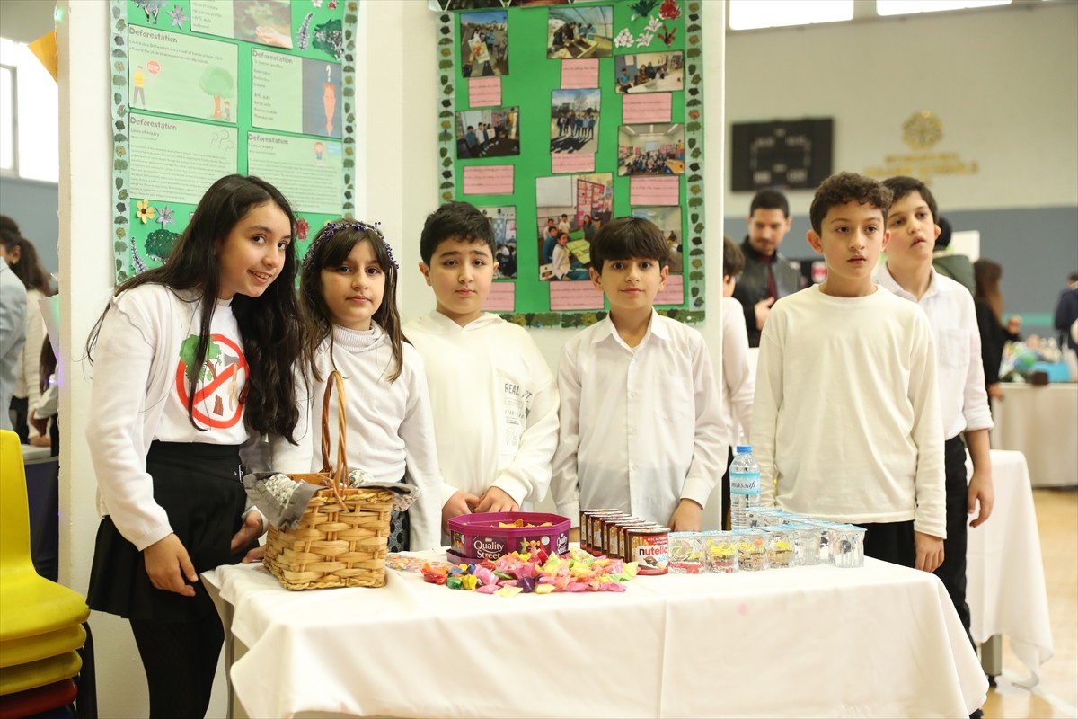 Irak'ın Erbil kentindeki Uluslararası Maarif Erbil Okulları öğrencileri, küresel ısınma, çevre ve...