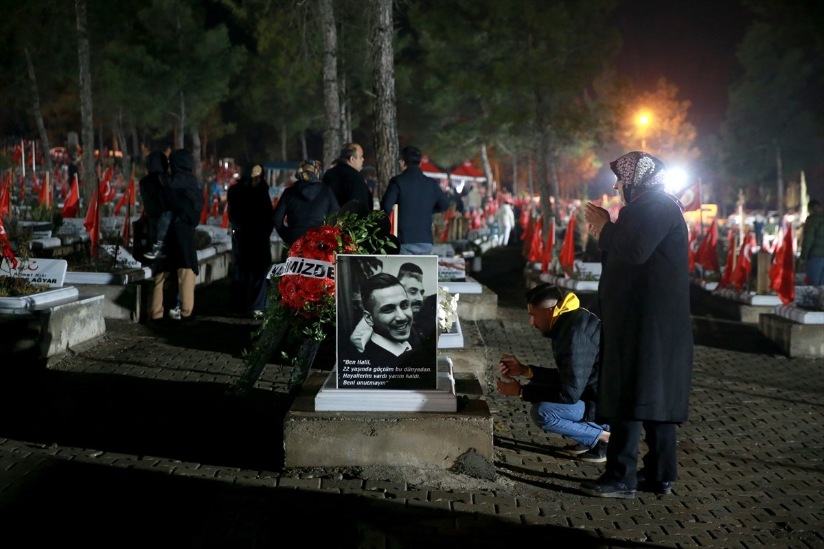 Kahramanmaraş'ta, 6 Şubat 2023'te meydana gelen depremlerde hayatını kaybedenler anıldı. Depremde...