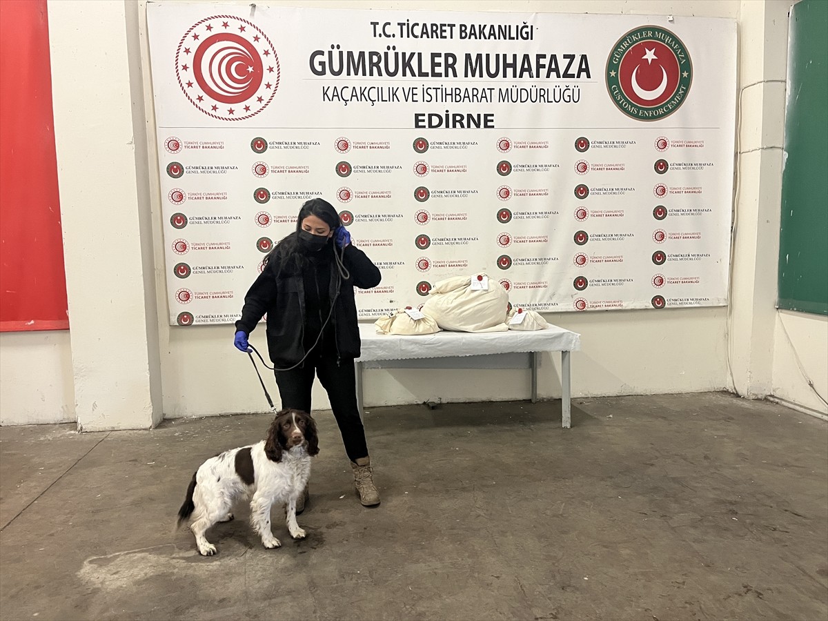 Kapıkule Sınır Kapısı'nda düzenlenen operasyonlarda 4 kilo 318 gram uyuşturucu ele...