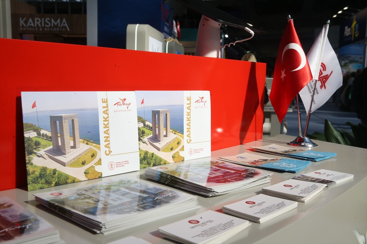 Sırbistan'ın başkenti Belgrad'daki 46. Uluslararası Turizm Fuarı kapsamında açılan Türkiye standı...