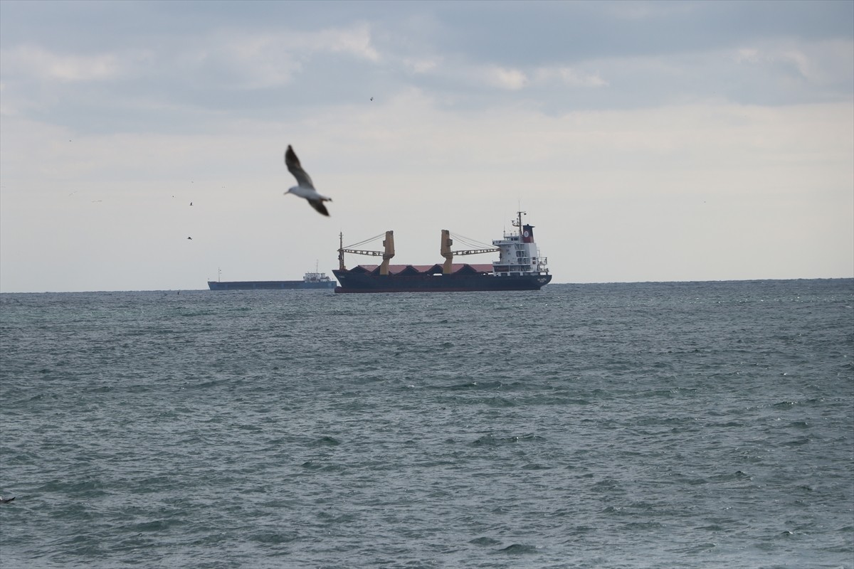 Tekirdağ'da poyraz, deniz ulaşımını olumsuz etkiliyor. Poyraz nedeniyle yerli ve yabancı bandıralı...