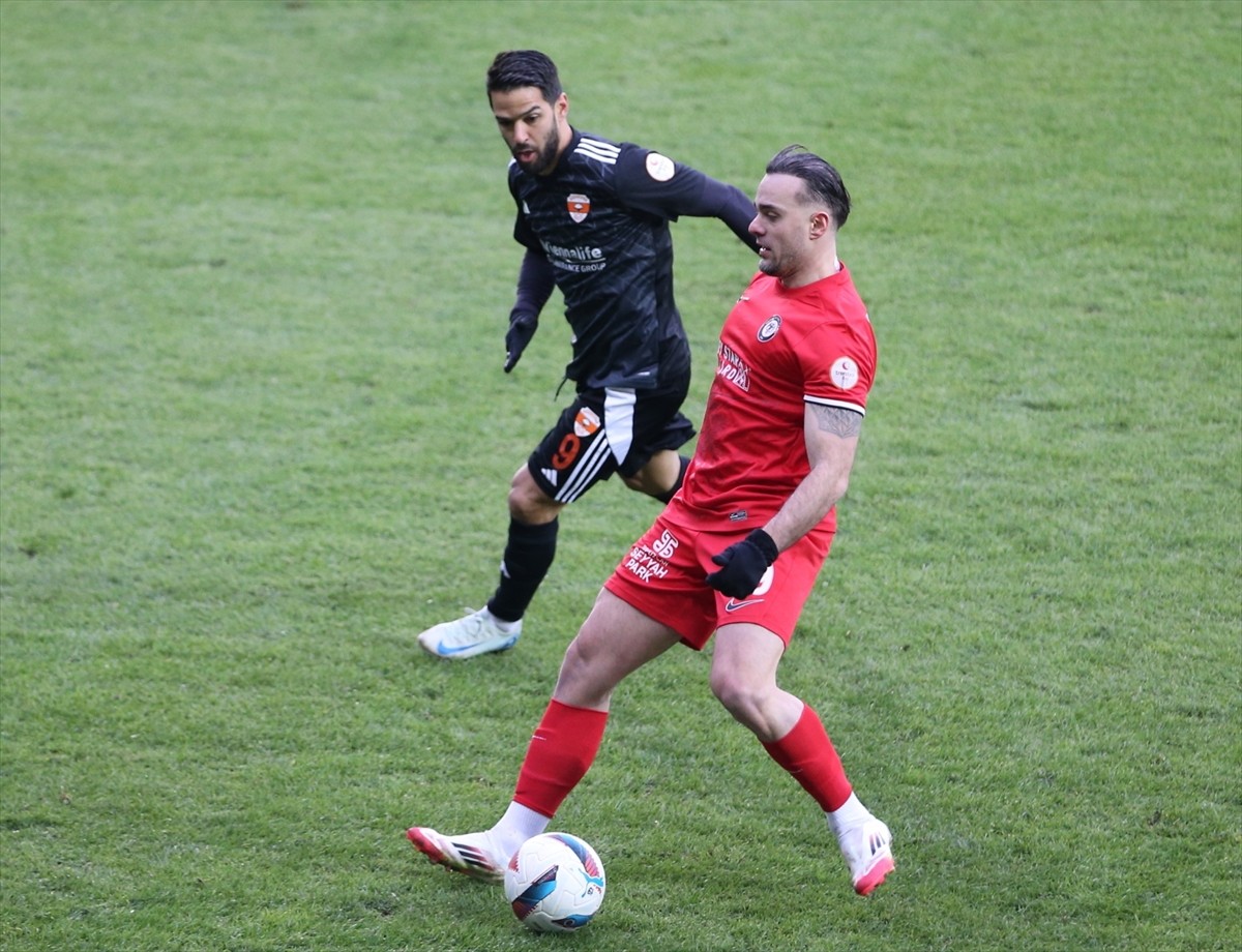 Trendyol 1. Lig'in 26. haftasında Ahlatcı Çorum FK ile Adanaspor, Çorum Şehir Stadyumu'nda...