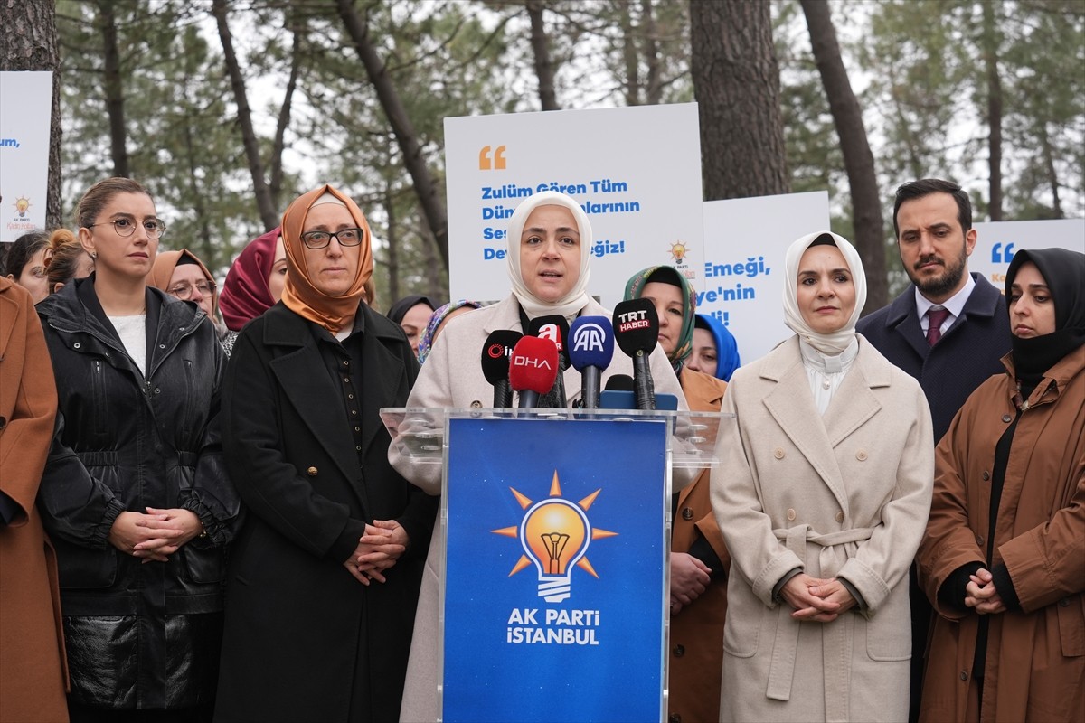 AK Parti İstanbul Kadın Kolları, 8 Mart Dünya Kadınlar Günü dolayısıyla savaş coğrafyalarında...