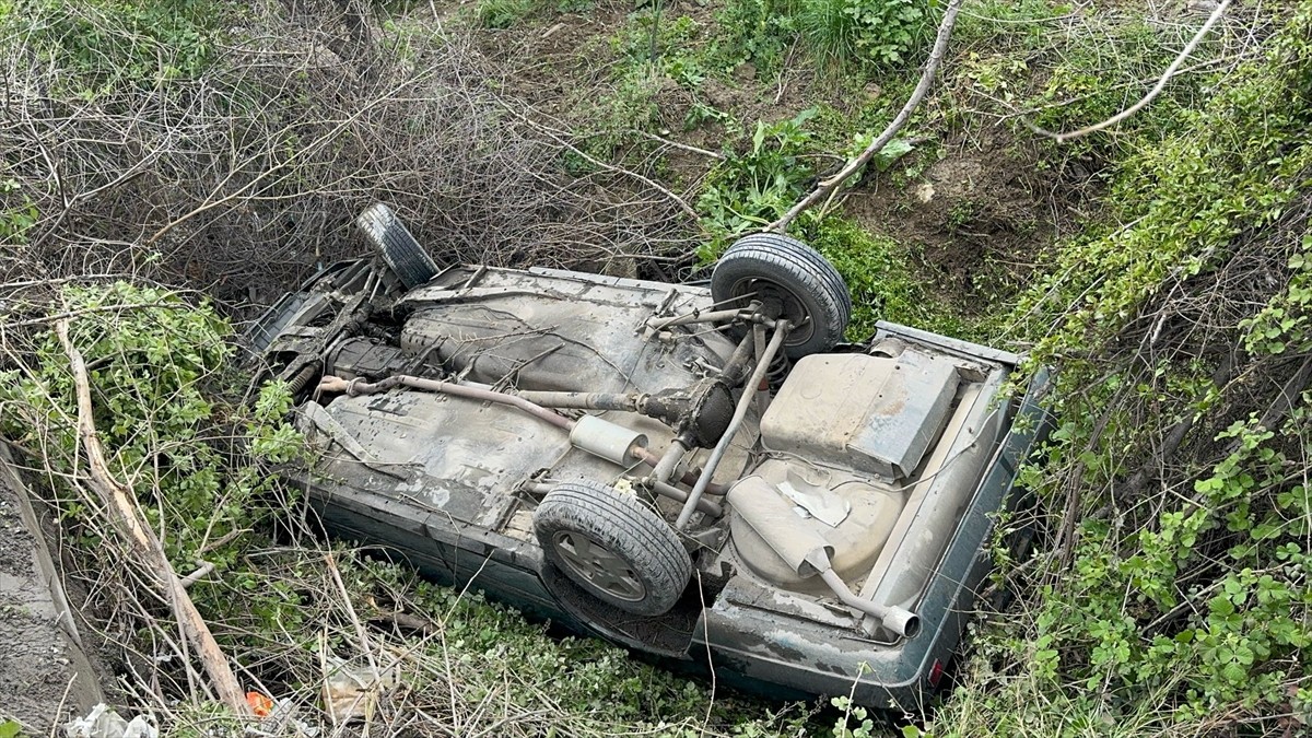 Aydın'ın Söke ilçesinde otomobilin şarampole devrilmesi sonucu 7 kişi yaralandı.