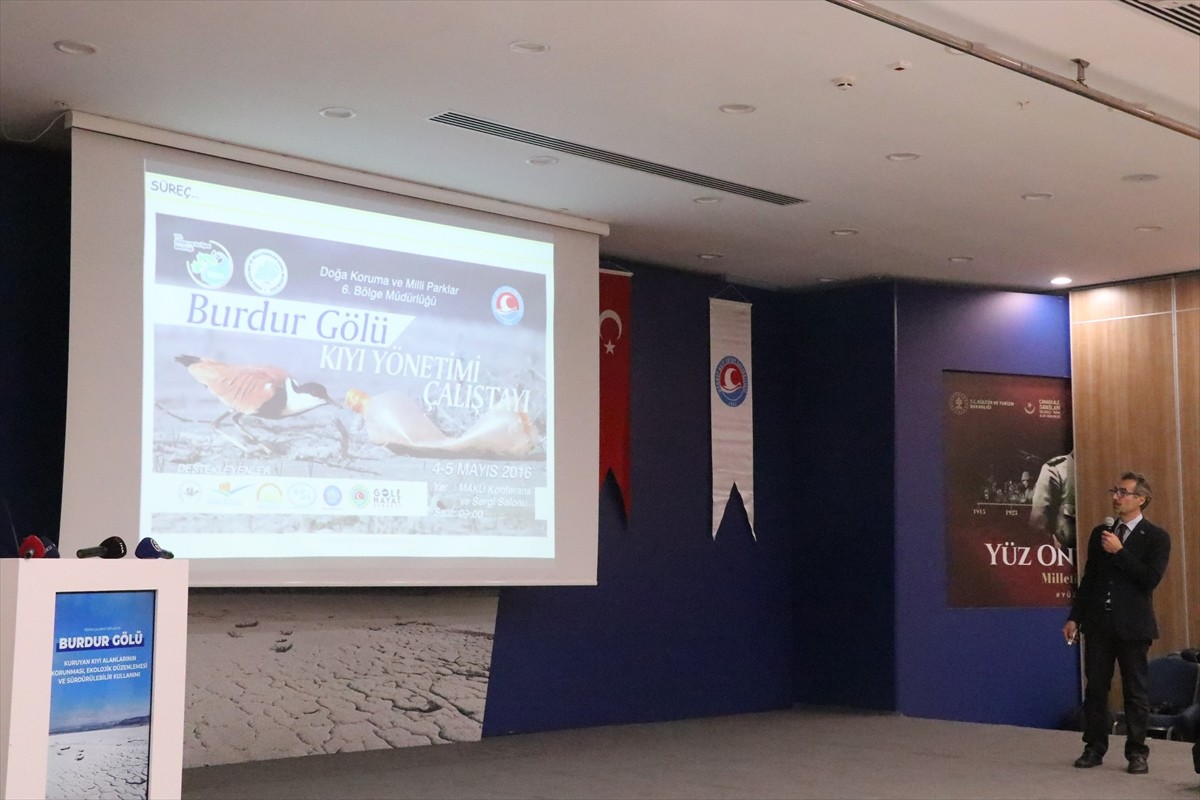 Burdur'da, "Burdur Gölü Kuruyan Kıyı Alanlarının Korunması, Ekolojik Düzenlemesi ve Sürdürülebilir...