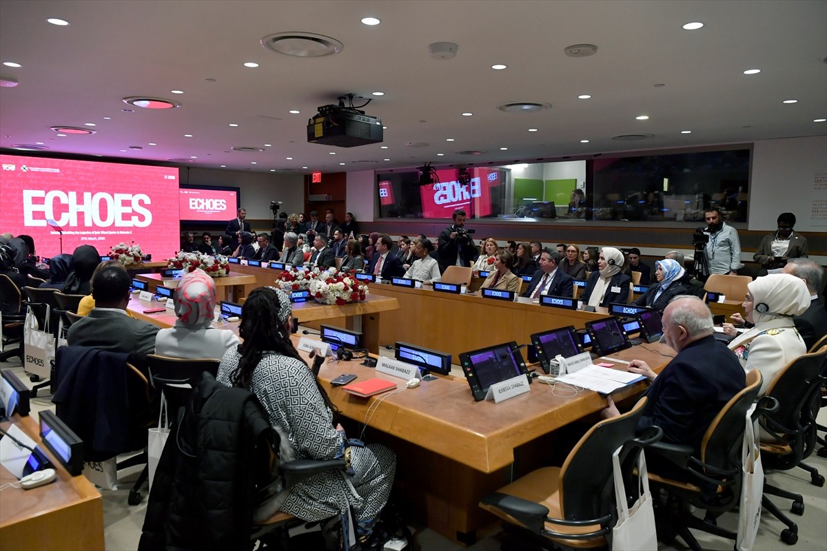 Cumhurbaşkanı Recep Tayyip Erdoğan’ın eşi ve Birleşmiş Milletler (BM) Sıfır Atık Yüksek Düzeyli...