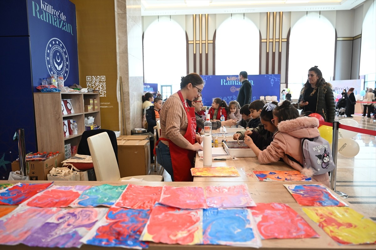 Cumhurbaşkanlığı Külliyesi'nde düzenlenen "Külliye'de Ramazan" etkinlikleri kapsamında...