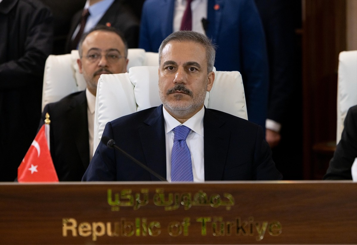 Dışişleri Bakanı Hakan Fidan, Milli Savunma Bakanı Yaşar Güler ve MİT Başkanı İbrahim Kalın...