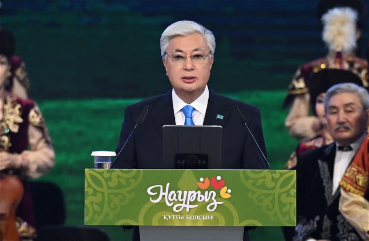 Kazakistan'da baharın müjdecisi olan Nevruz Bayramı, düzenlenen etkinliklerle kutlanıyor....