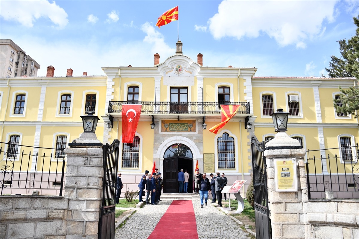 Kuzey Makedonya'da, Büyük Önder Gazi Mustafa Kemal Atatürk'ün Manastır Askeri İdadisi'nden...