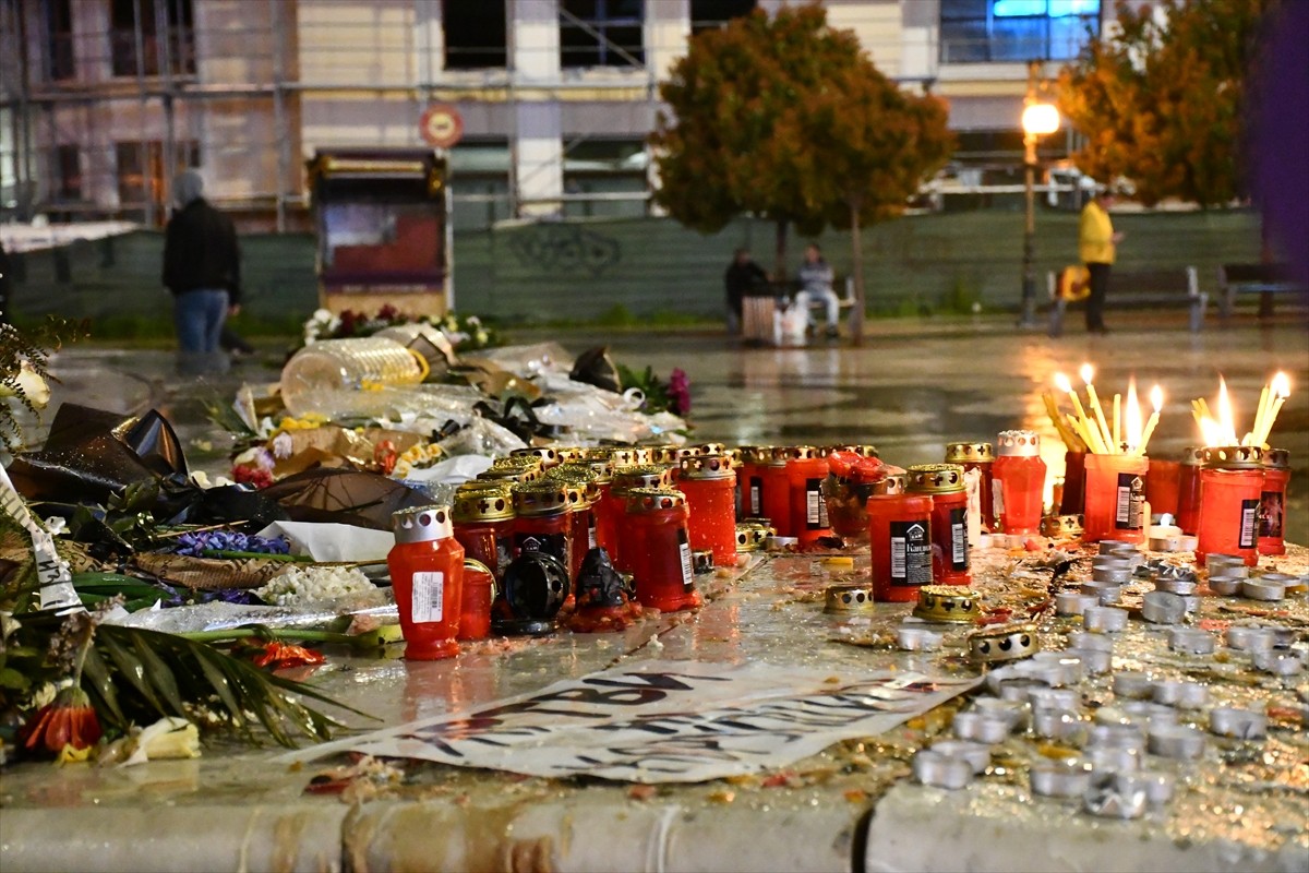 Kuzey Makedonya'nın doğusundaki Koçani'de 59 kişinin hayatını kaybettiği gece kulübü yangını...