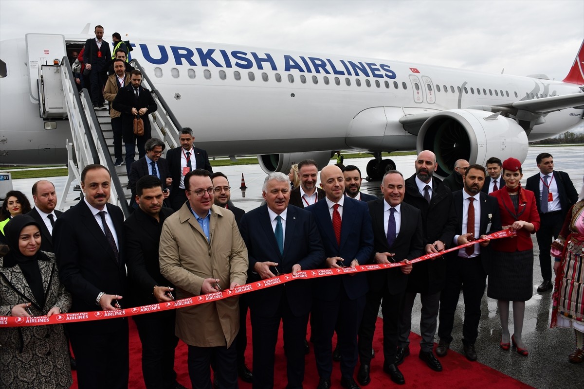 Türk Hava Yolları'nın (THY) İstanbul-Ohri seferleri düzenlenen törenle başladı. İstanbul...