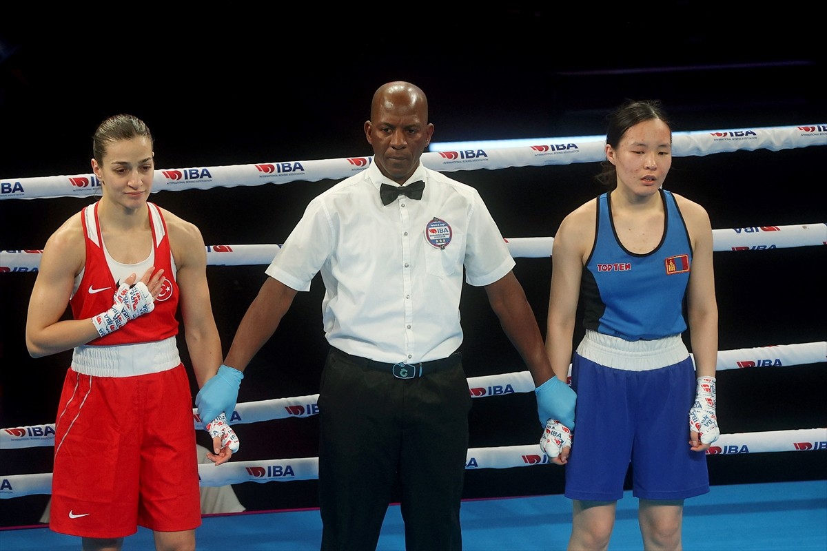 Uluslararası Boks Birliği (IBA) tarafından Sırbistan'ın Niş kentinde düzenlenen Dünya Kadınlar...