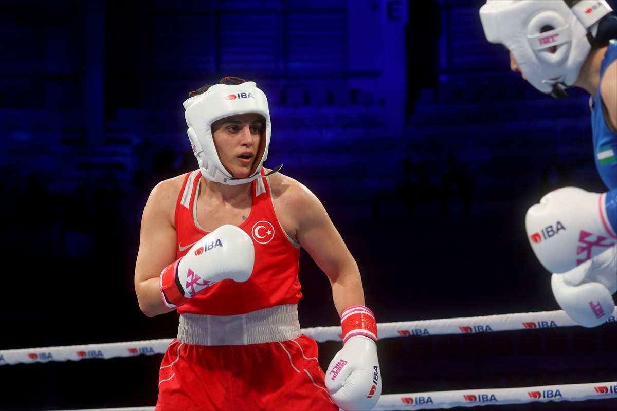 Uluslararası Boks Birliği (IBA) tarafından Sırbistan'ın Niş kentinde düzenlenen Dünya Kadınlar...