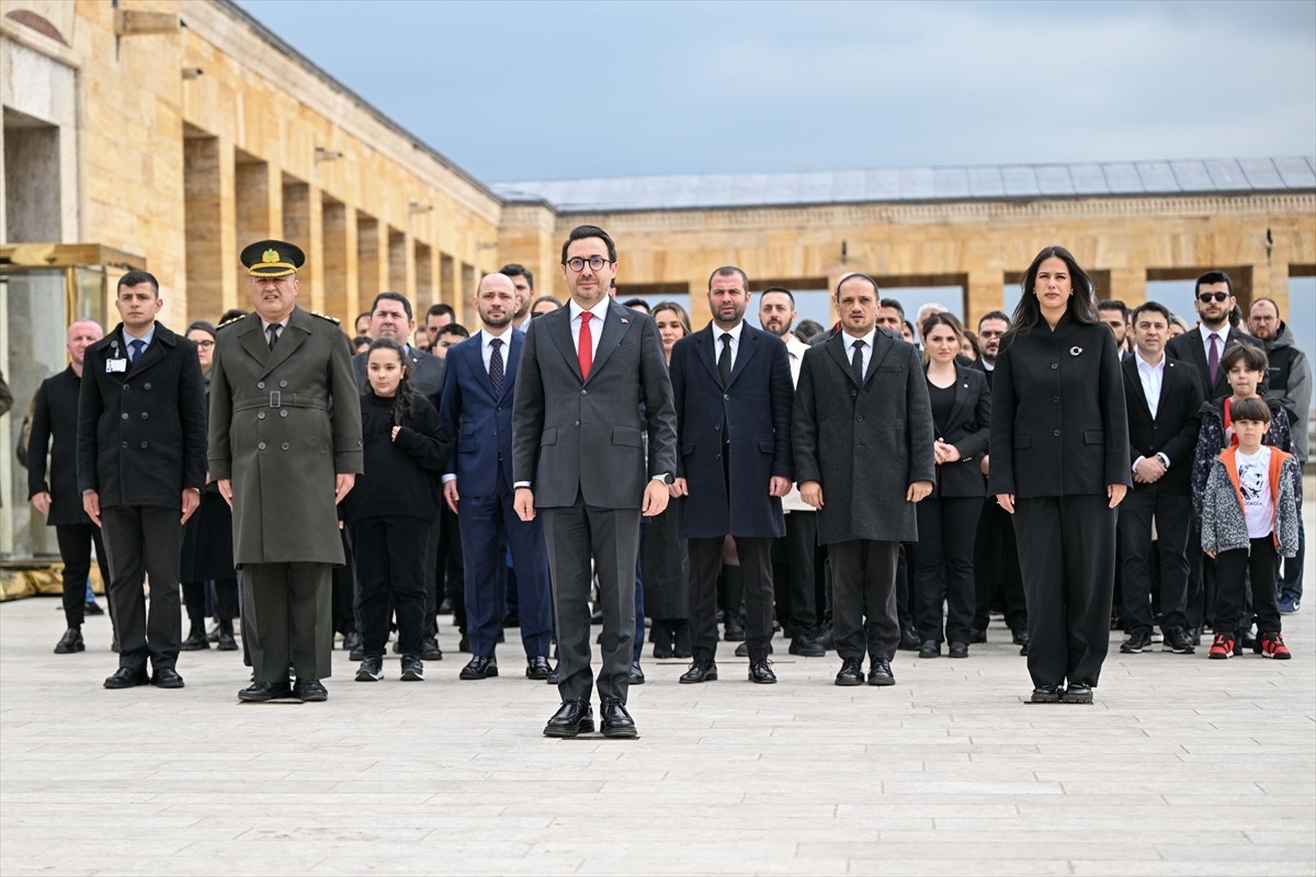 Anadolu Ajansı (AA) Yönetim Kurulu Başkanı ve Genel Müdürü Serdar Karagöz ile beraberindeki heyet...
