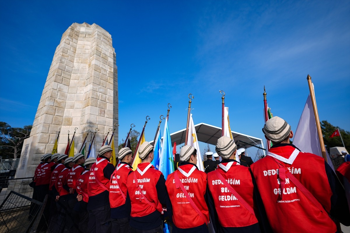 Çanakkale Kara Savaşları'nın 110. yıl dönümü dolayısıyla gerçekleştirilen 57. Alay Vefa...