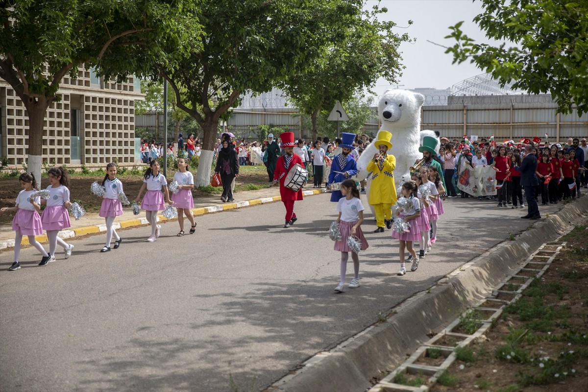 Irak'ın Erbil kentindeki Uluslararası Maarif Erbil Okulları'nda 23 Nisan Ulusal Egemenlik ve Çocuk...
