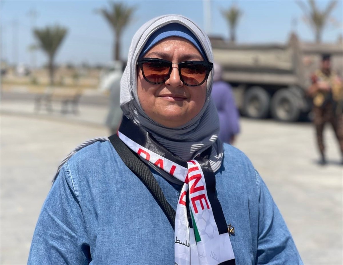  Irak'ın Kerkük kentinde Gazze'yle dayanışma için düzenlenen gösteride İsrail’in saldırıları...