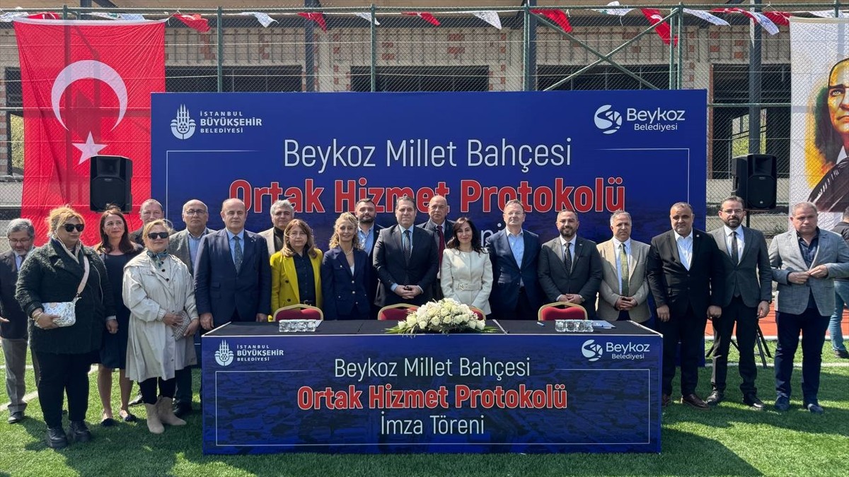İstanbul Büyükşehir Belediyesi (İBB) ile Beykoz Belediyesi arasında "Beykoz Millet Bahçesi Ortak...