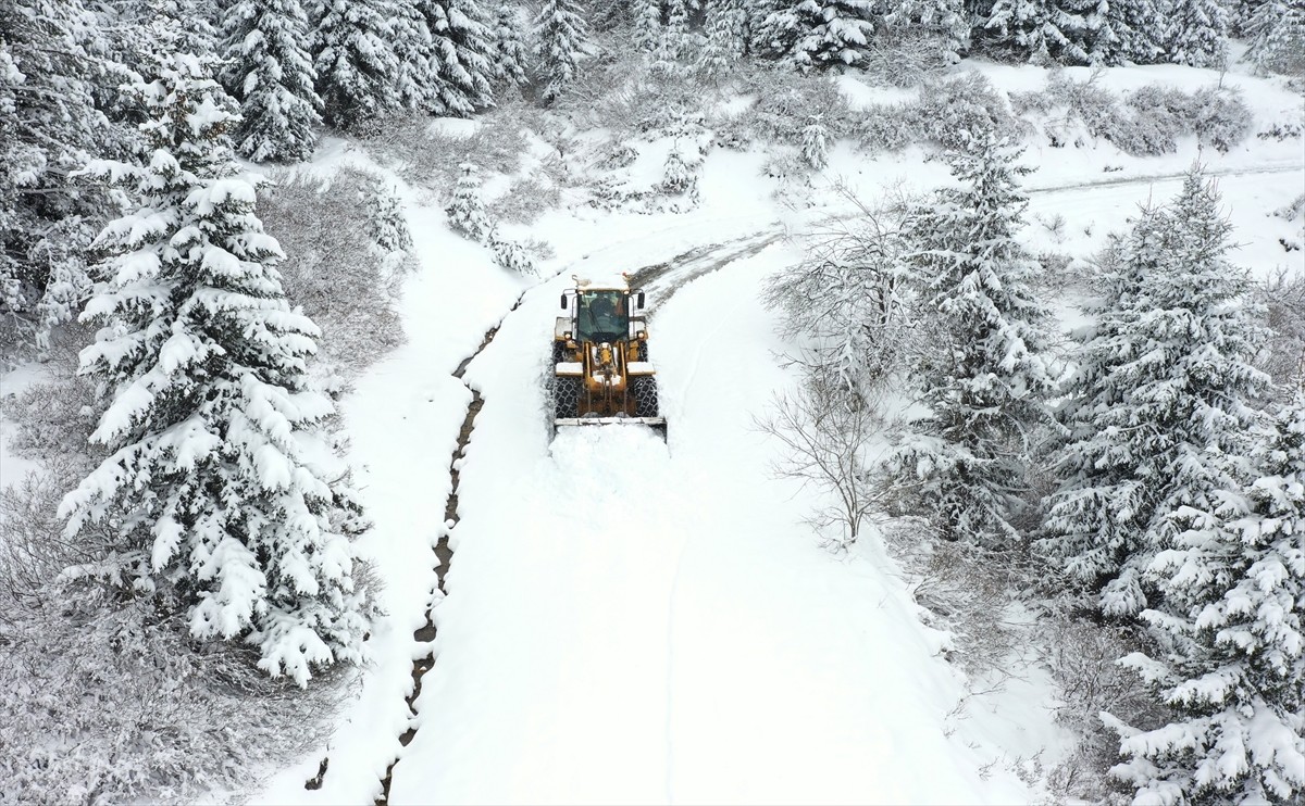Ordu'nun yüksek kesimlerinde kar etkili oldu. Büyükşehir Belediyesince yağışın ardından kırsal...