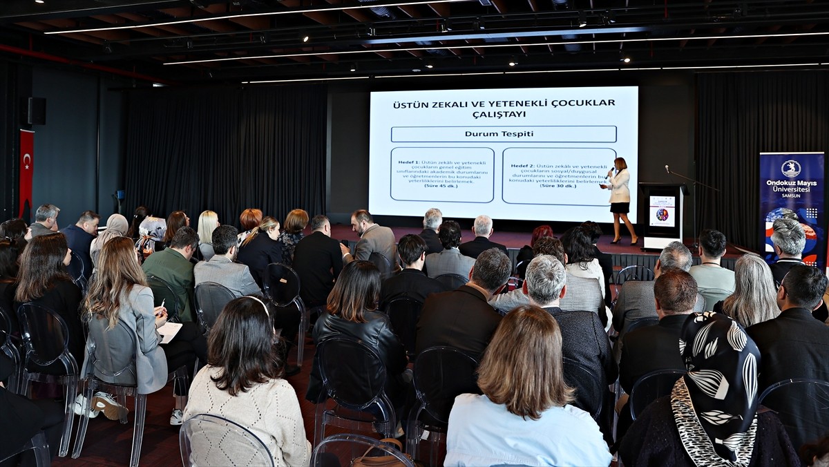 Samsun'da Ondokuz Mayıs Üniversitesi Üstün Zekalı ve Yetenekli Bireylere Yönelik Eğitim Uygulama...