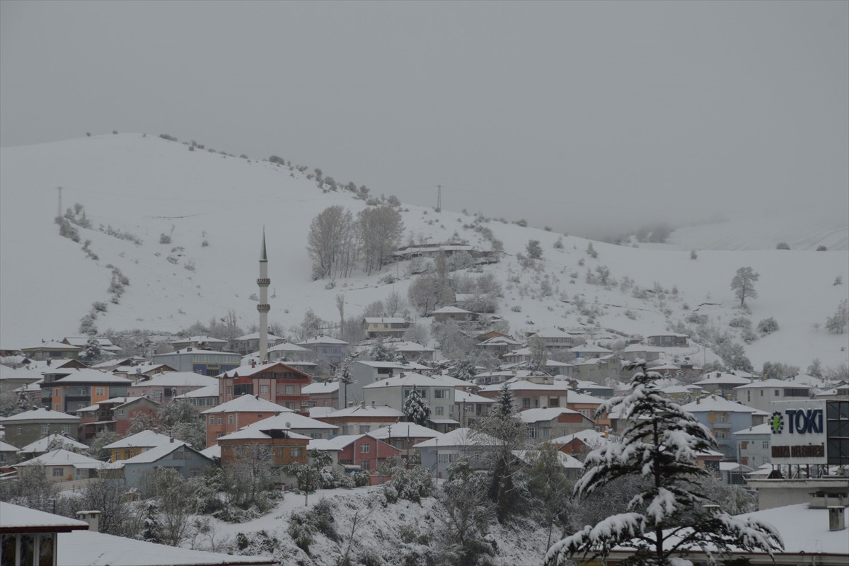 Samsun'un Havza ilçesinde kar yağışı etkili oldu. 