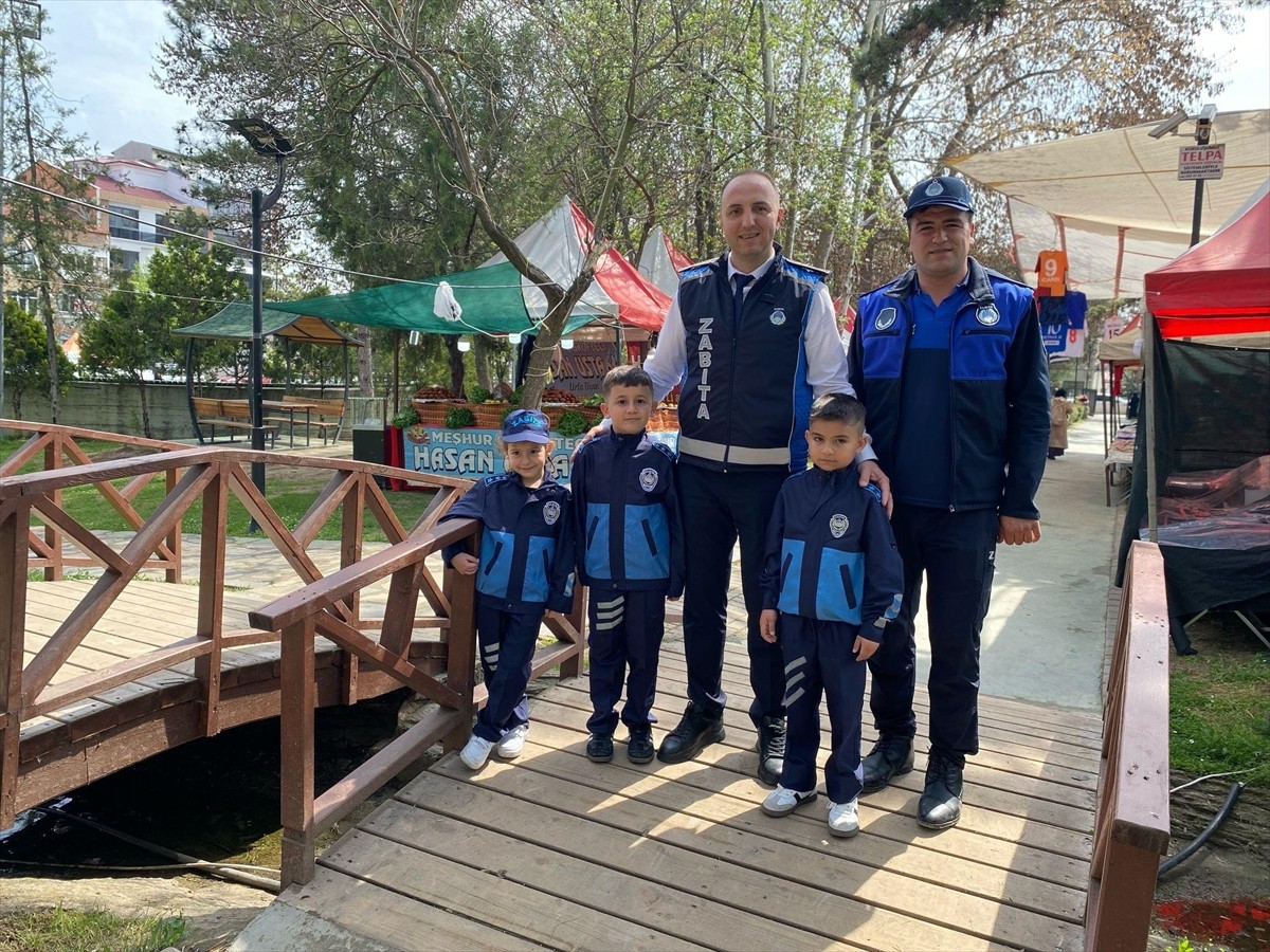 Samsun'un Vezirköprü ilçesinde, 23 Nisan Ulusal Egemenlik ve Çocuk Bayramı etkinlikleri kapsamında...