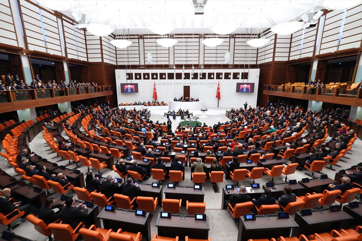 TBMM Genel Kurulu, TBMM Başkanı Numan Kurtulmuş başkanlığında, TBMM'nin açılışının 105. yıl dönümü...