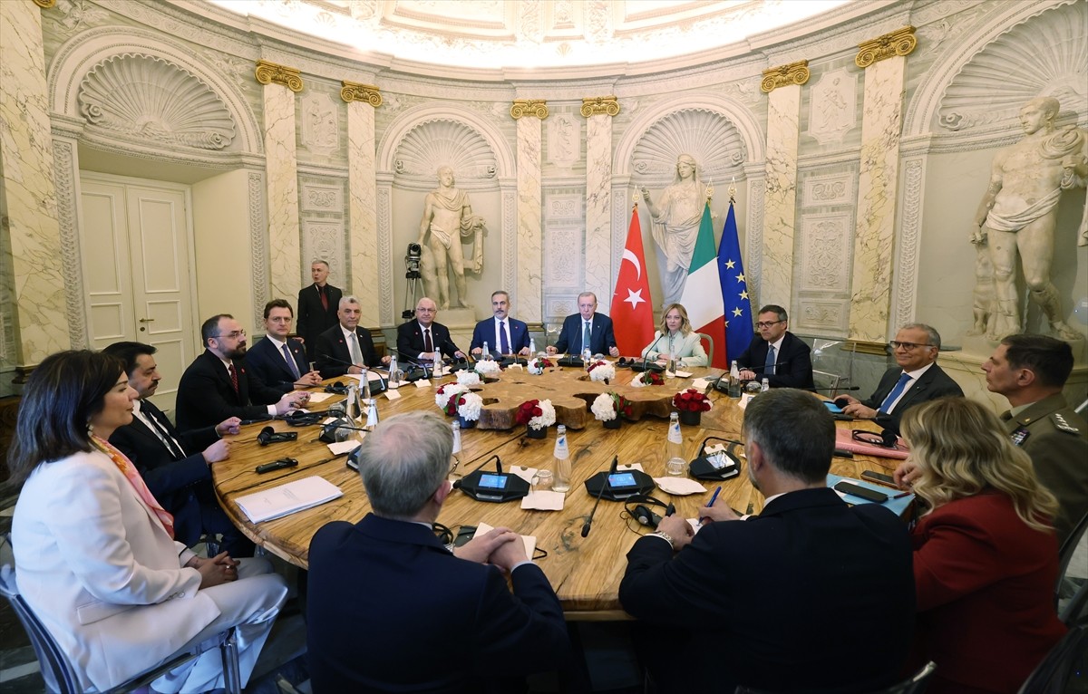 Türkiye-İtalya 4. Hükümetlerarası Zirvesi, Cumhurbaşkanı Recep Tayyip Erdoğan ve İtalya Başbakanı...