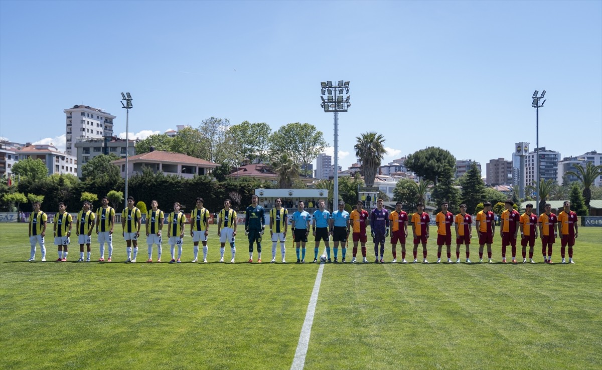 19 Yaş Altı Elit A Ligi 37. hafta maçında Fenerbahçe ile Galatasaray takımları Fenerbahçe Dereağzı...