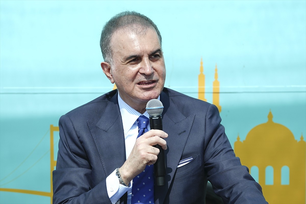 AK Parti Genel Başkan Yardımcısı ve Parti Sözcüsü Ömer Çelik, Dünya Etnospor Birliği tarafından...