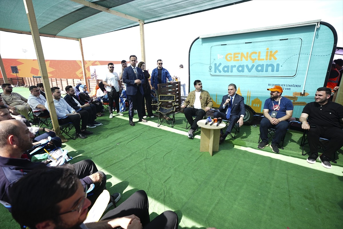 AK Parti Genel Başkan Yardımcısı ve Parti Sözcüsü Ömer Çelik, Dünya Etnospor Birliği tarafından...