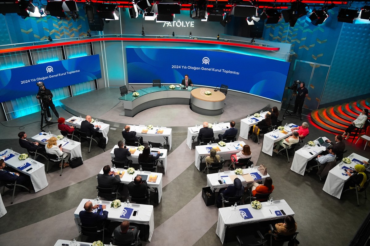Anadolu Ajansı (AA) 2024 Yılı Olağan Genel Kurul Toplantısı, Ankara'daki Genel Müdürlük binasında...