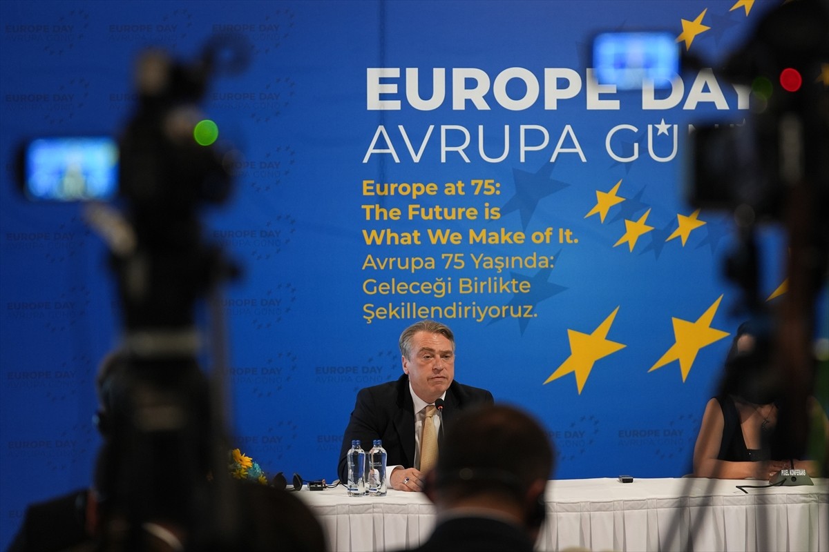 Ankara CerModern'de 9 Mayıs Avrupa Günü dolayısıyla basın toplantısı, "Ortak Mirasımız" adlı...