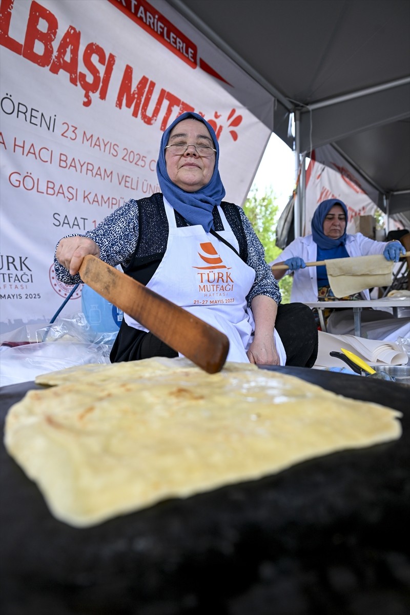 Ankara İl Kültür ve Turizm Müdürlüğünce Türk Mutfağı Haftası dolayısıyla Ankara Hacı Bayram Veli...