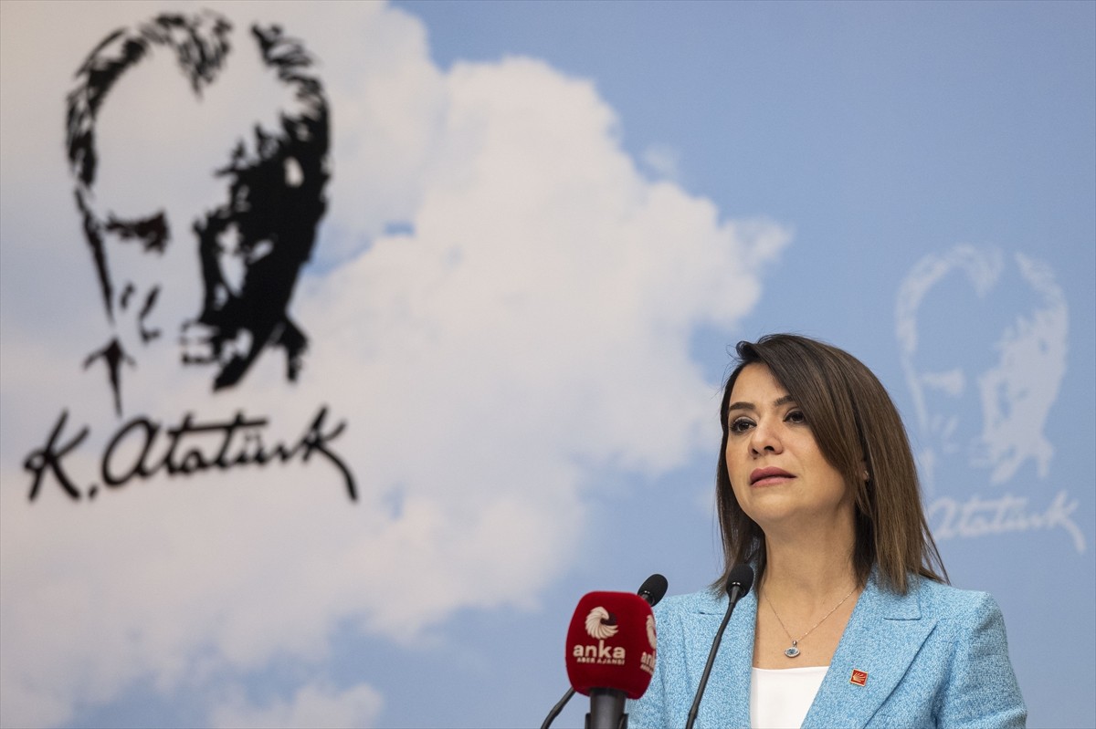 CHP Genel Başkan Yardımcısı Gamze Taşcıer, CHP Genel Merkezi'nde basın toplantısı...