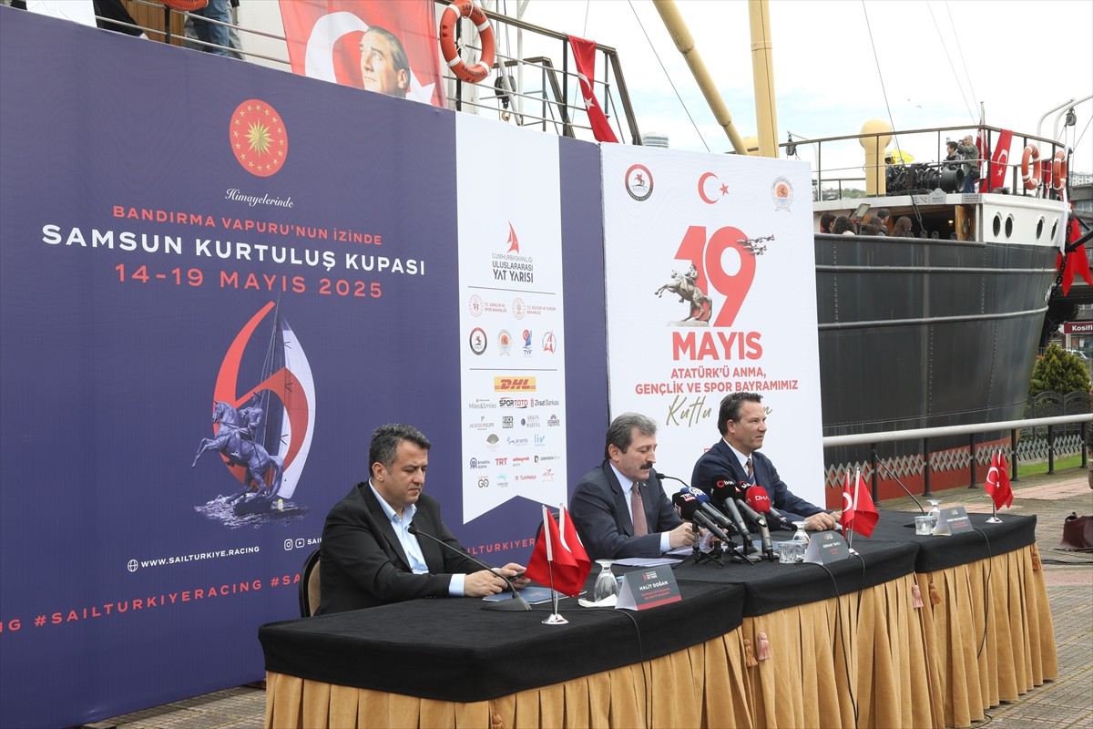 Cumhurbaşkanlığı 6. Uluslararası Yat Yarışları'nda Samsun etabının basın lansmanı Bandırma...
