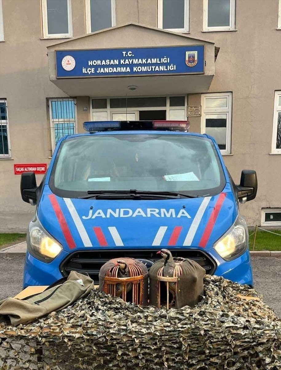  Erzurum'un Horasan ilçesinde kaçak avlanan kişiye 13 bin 500 lira ceza uygulandı.